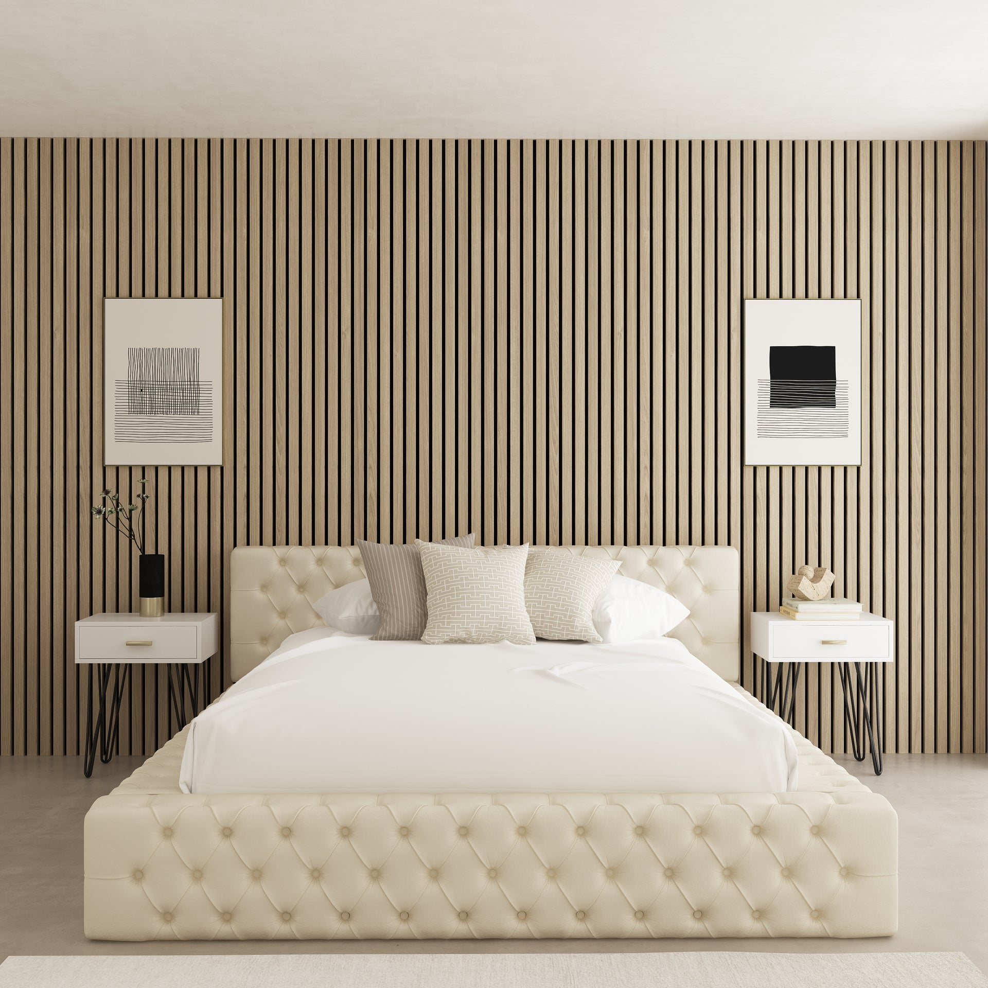 Amalfi Ambassador Fabric Upholstered Bed Frame