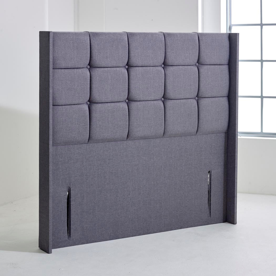 Atlanta Winged Floor Standing Upholstered Headboard