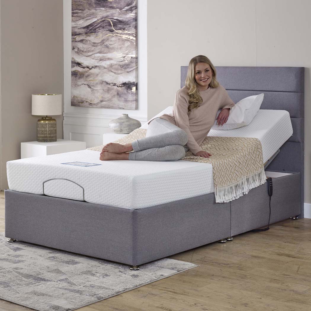 Backmatic Orthopaedic Electric Adjustable Bed Set