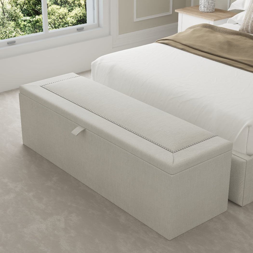 Canterbury Fabric Upholstered Blanket Box