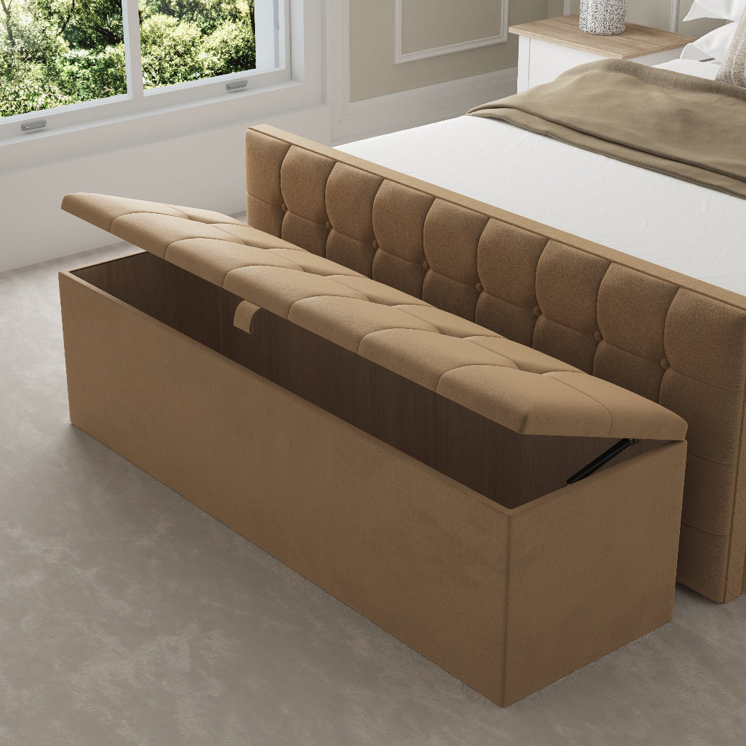 Colorado Fabric Upholstered Blanket Box