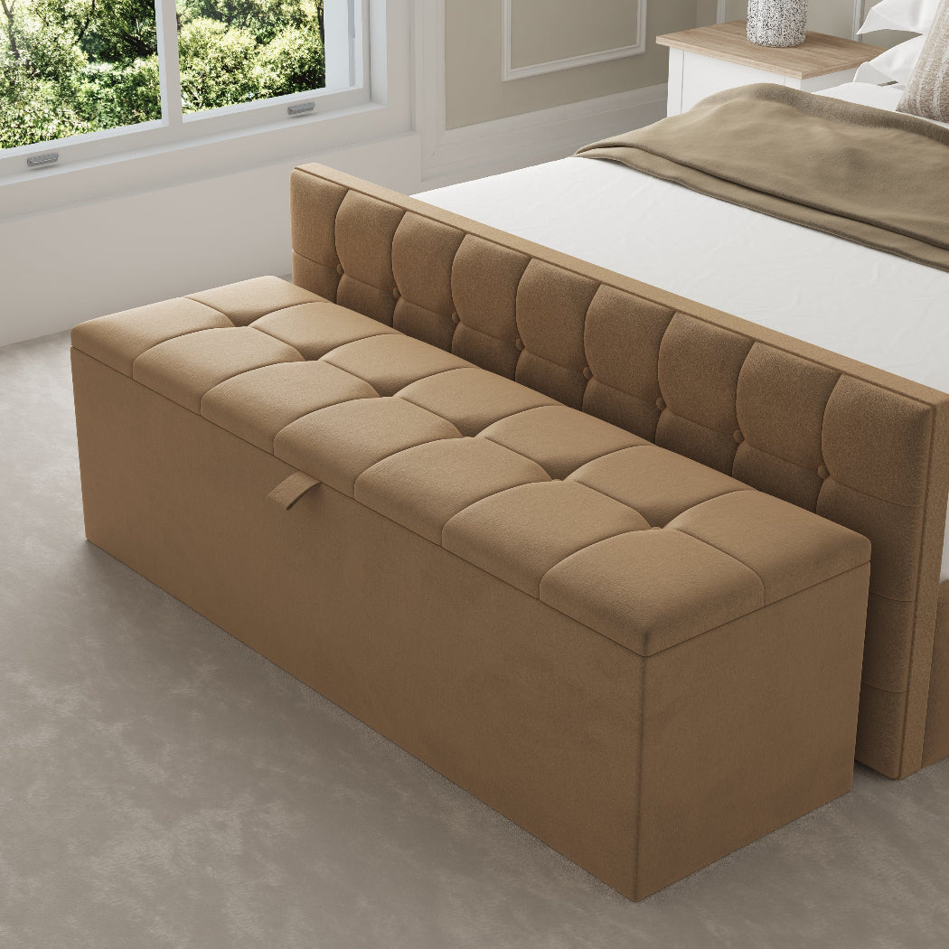 Colorado Fabric Upholstered Blanket Box