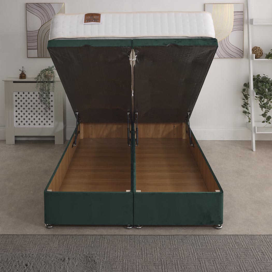 Comfort Gold 3000 Pocket Sprung Intelligent Memory Ottoman End Lift Bed Set