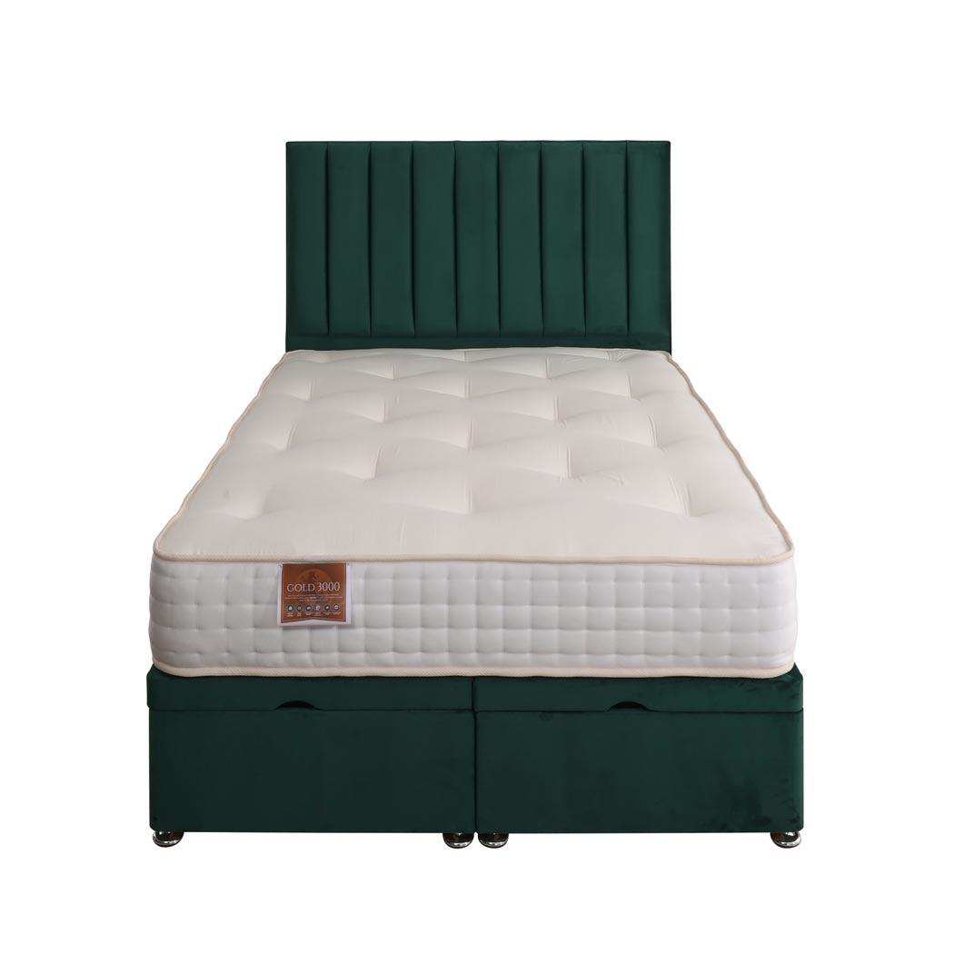 Comfort Gold 3000 Pocket Sprung Intelligent Memory Ottoman End Lift Bed Set