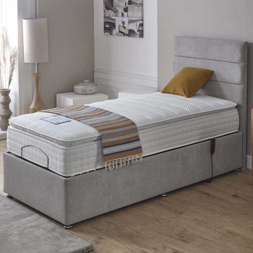 CoolFlex 1000 Pocket Sprung Pillow Top Electric Adjustable Bed Set