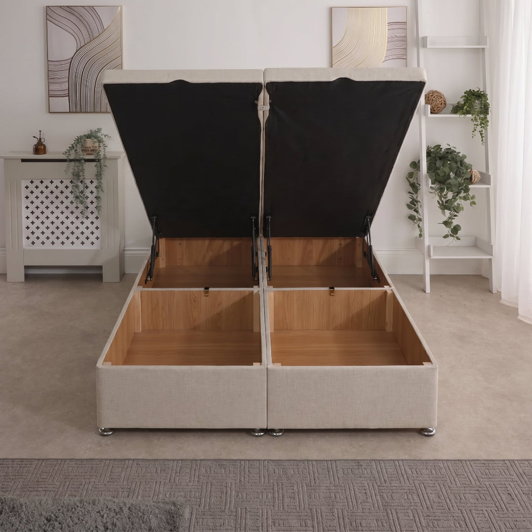 Split Ottoman Storage End Lift Divan Bed Base