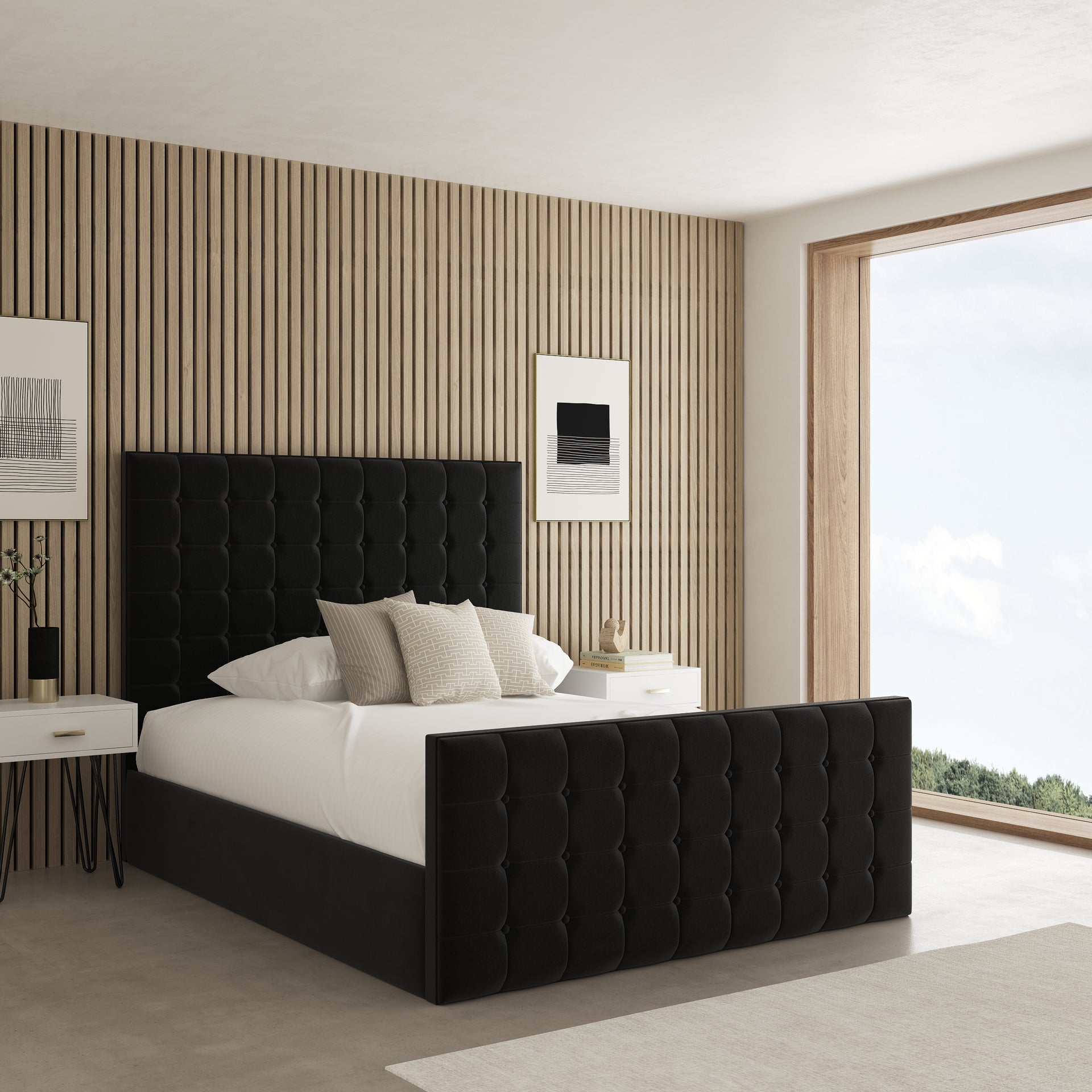 Florence Fabric Upholstered Bed Frame