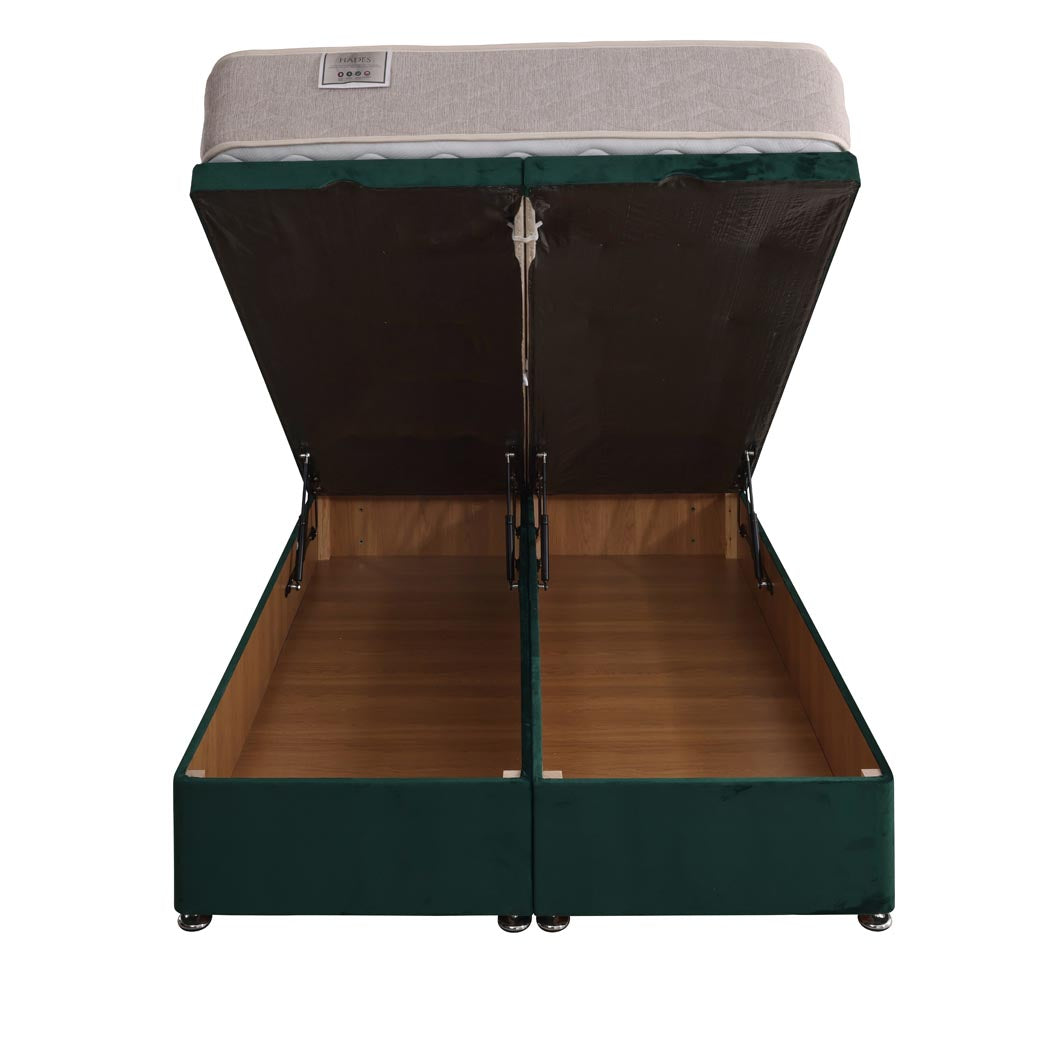 Hades Coil Sprung Ottoman End Lift Bed Set