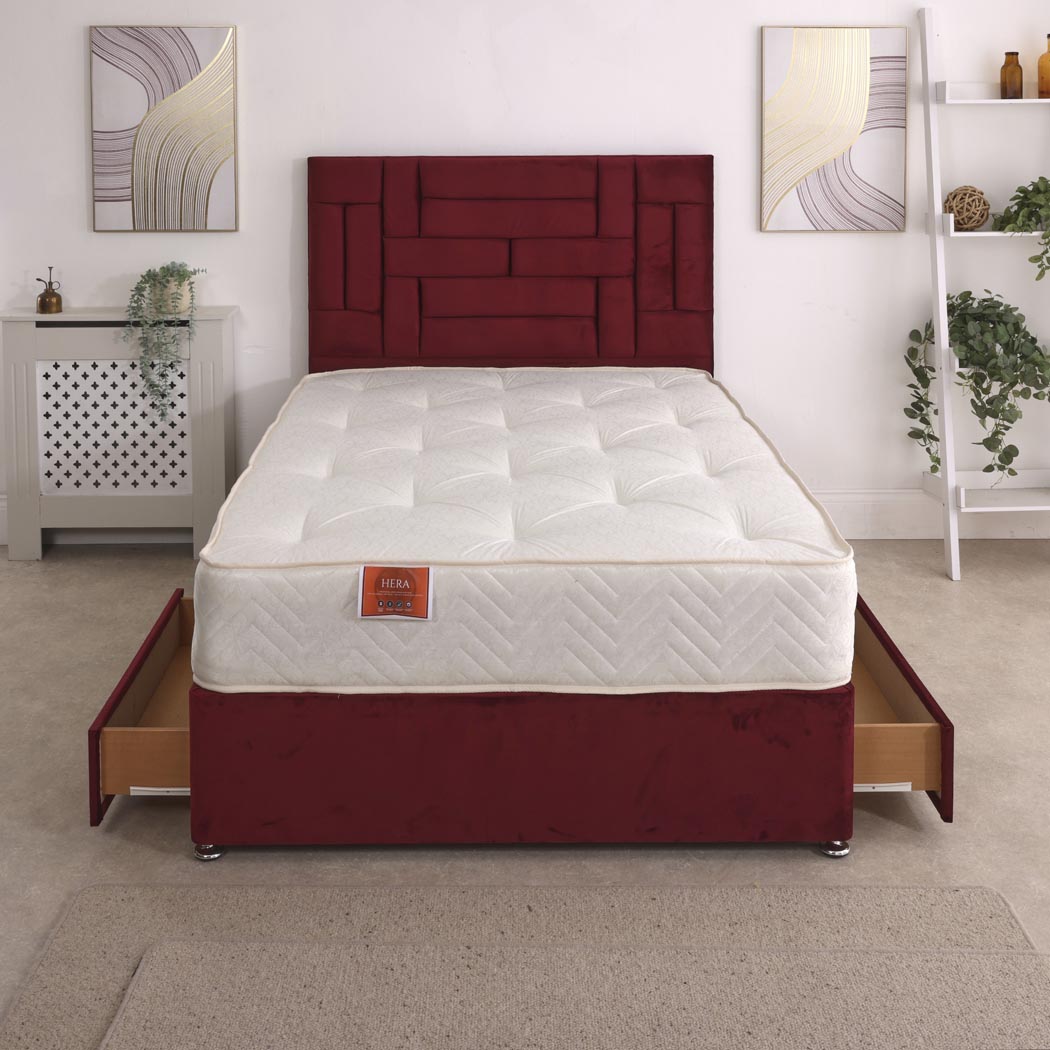 Hera Orthopaedic Coil Sprung Divan Bed Set