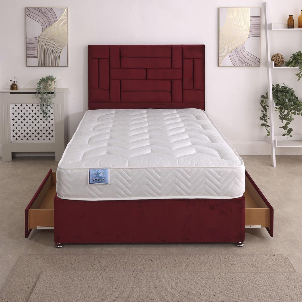 Hermes Coil Sprung Divan Bed Set