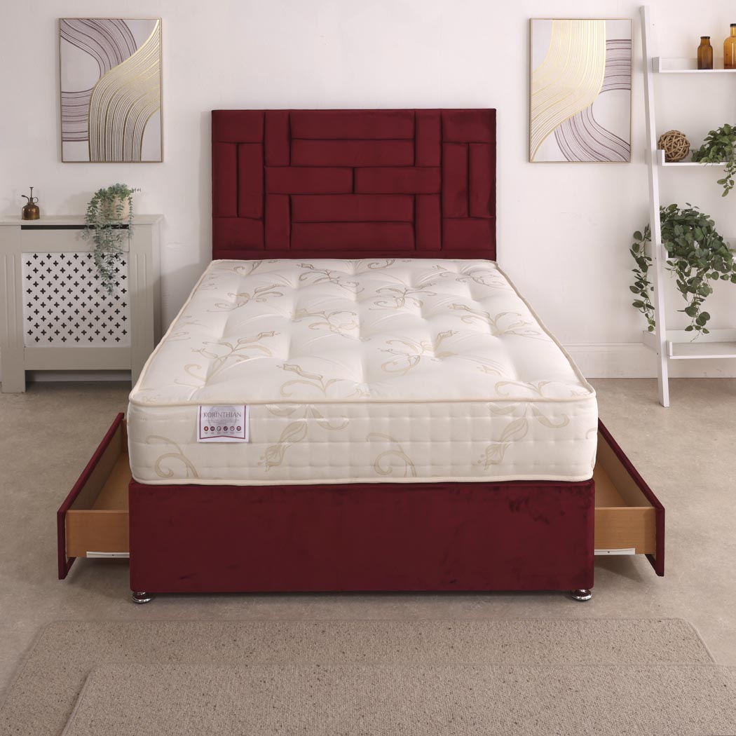 Korinthian 1000 Pocket Sprung Divan Bed Set