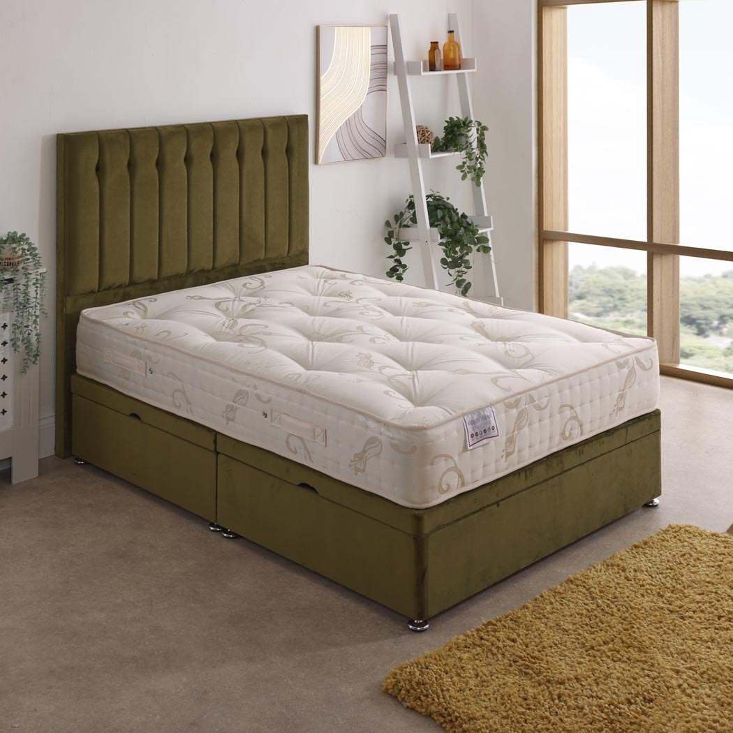 Korinthian 1000 Pocket Sprung Ottoman Side Lift Bed Set