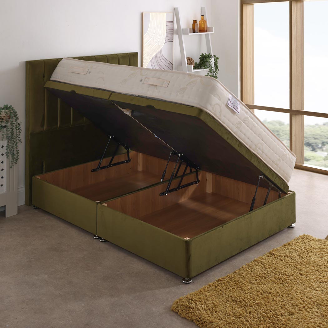 Korinthian 1000 Pocket Sprung Ottoman Side Lift Bed Set