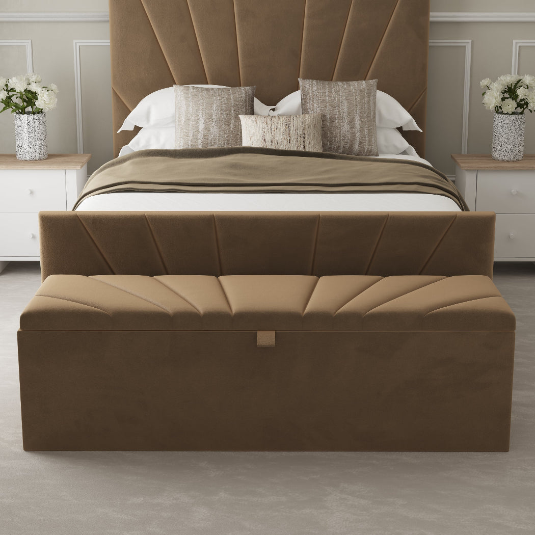 Lumina Fabric Upholstered Blanket Box