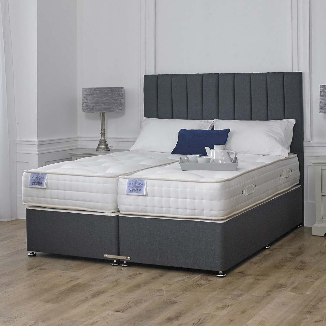 Luxury Hotel Zip and Link 1000 Pocket Sprung Intelligent Fibre Mattress
