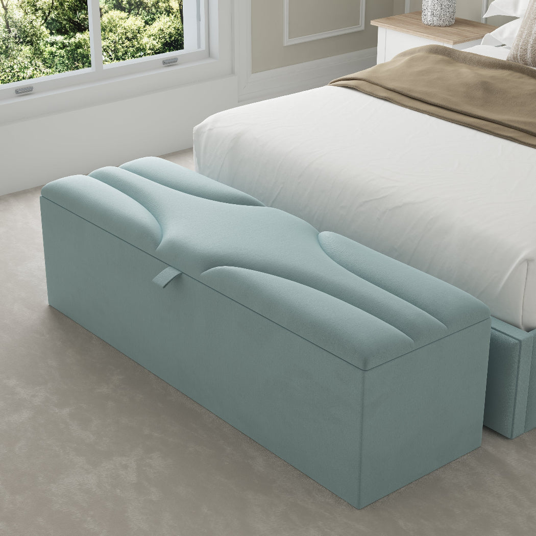 Matisse Fabric Upholstered Blanket Box