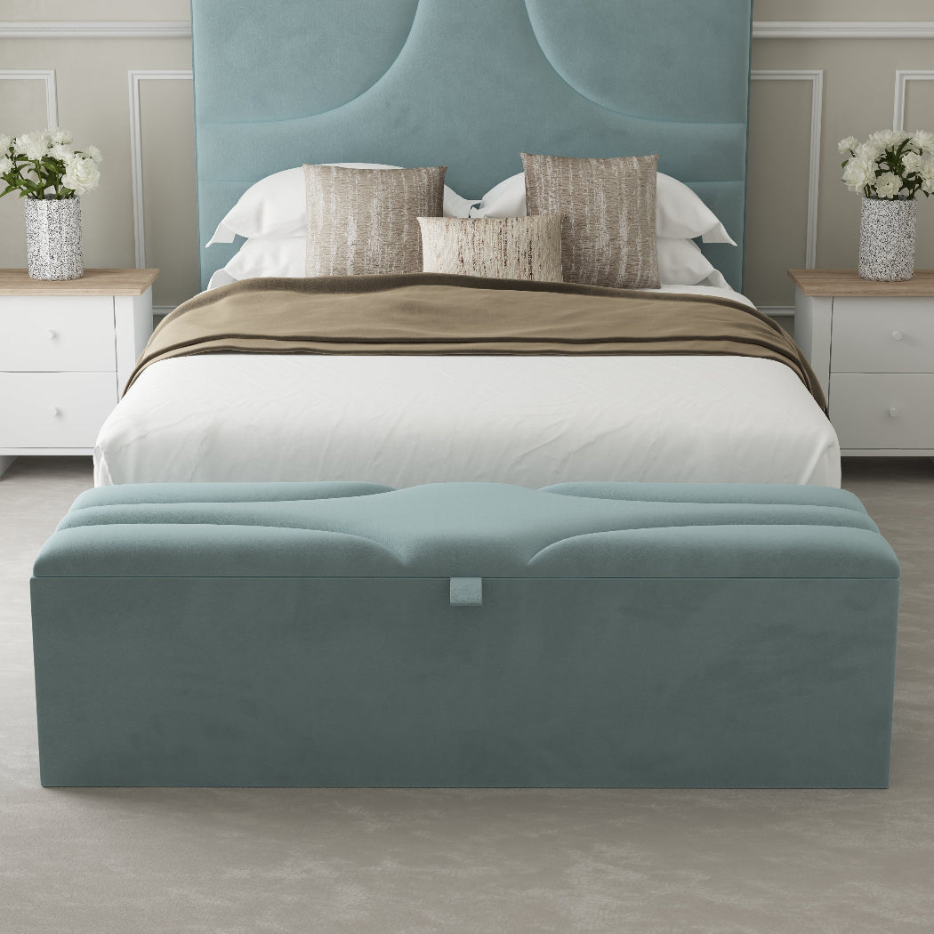 Matisse Fabric Upholstered Blanket Box