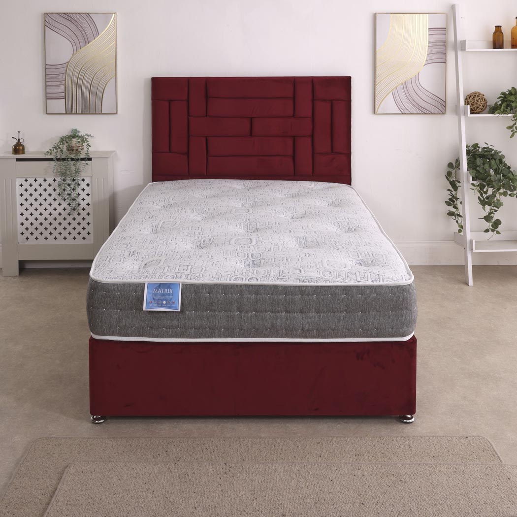 Matrix Dual Season 1000 Pocket Sprung Divan Bed Set