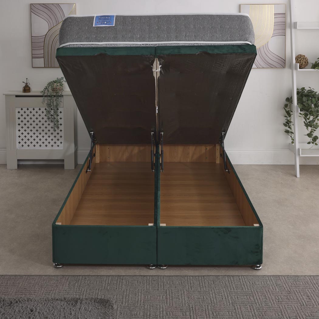 Matrix Dual Season 1000 Pocket Sprung Ottoman End Lift Bed Set