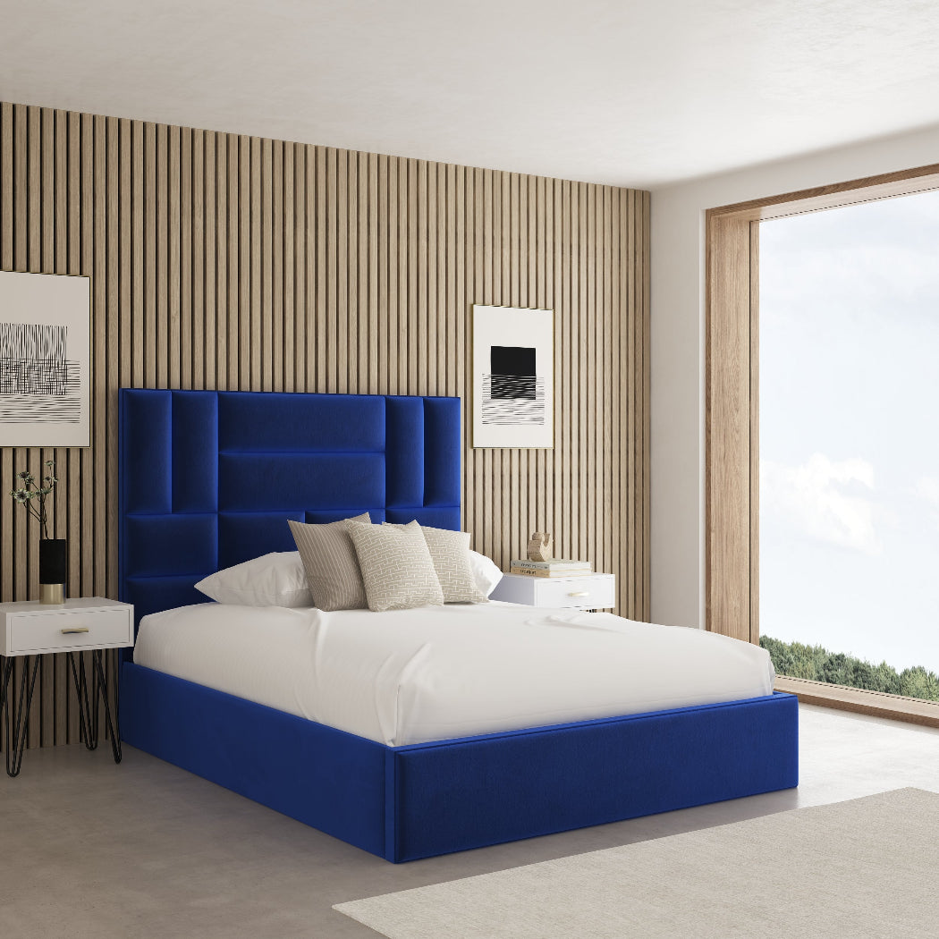 Picasso Fabric Upholstered Bed Frame