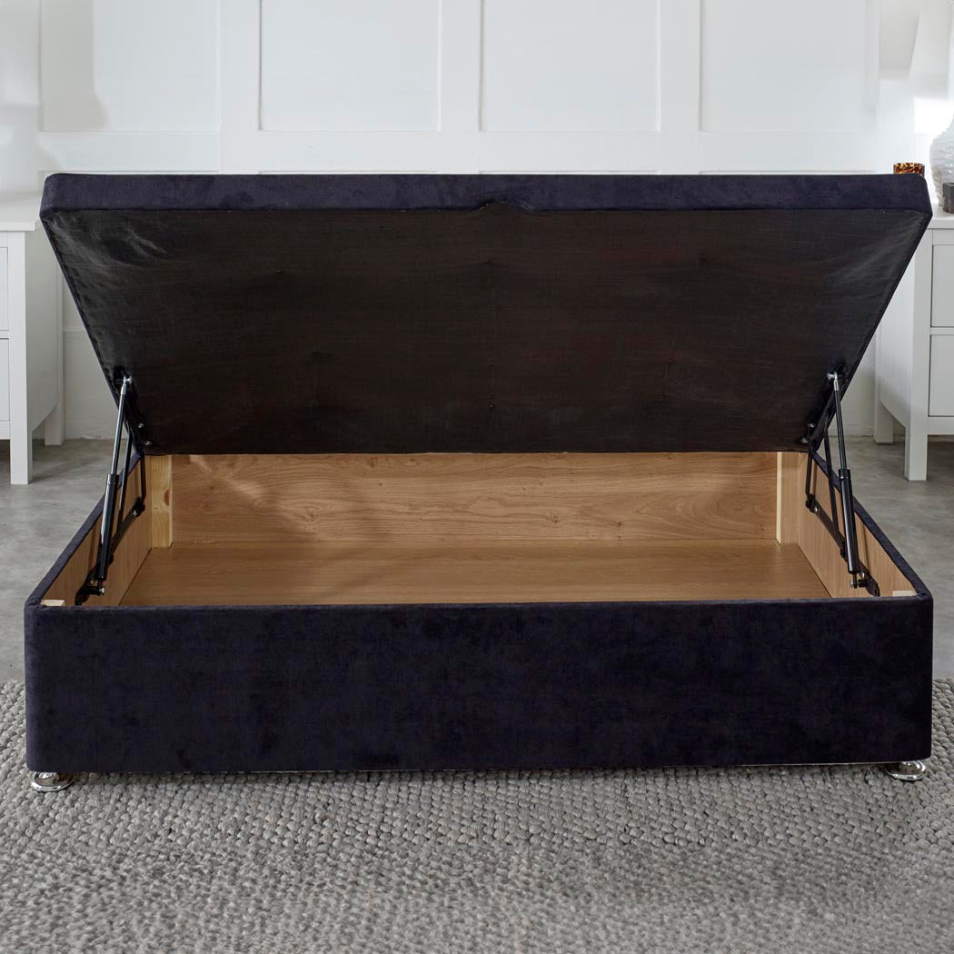 Premium Half End Lift Ottoman Storage Divan Bed Base