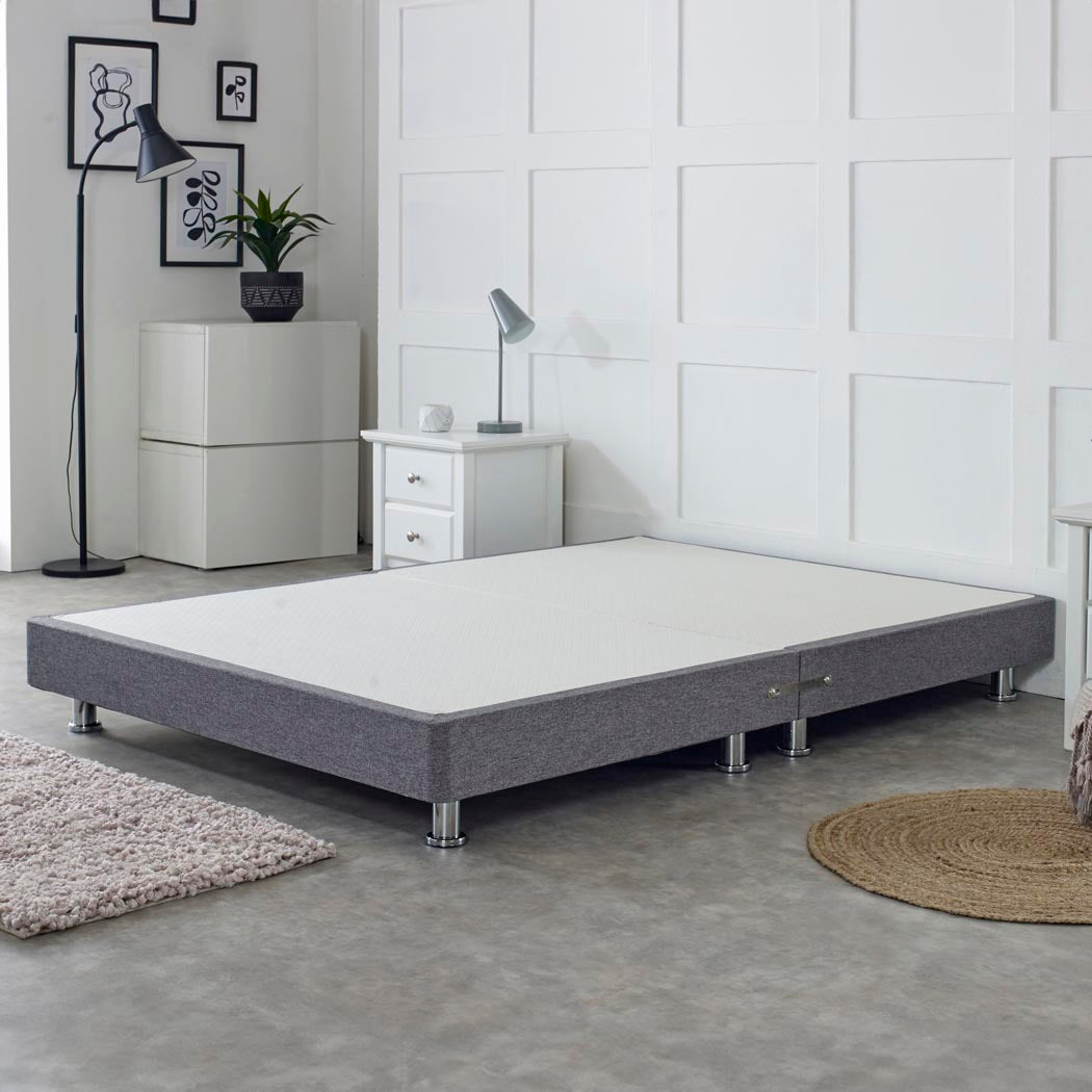 Premium Divan Bed Base on Chrome Metal Legs