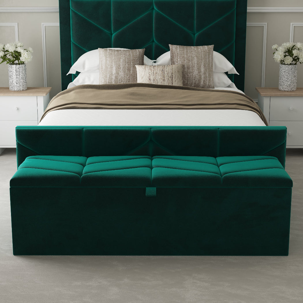 Seville Fabric Upholstered Blanket Box