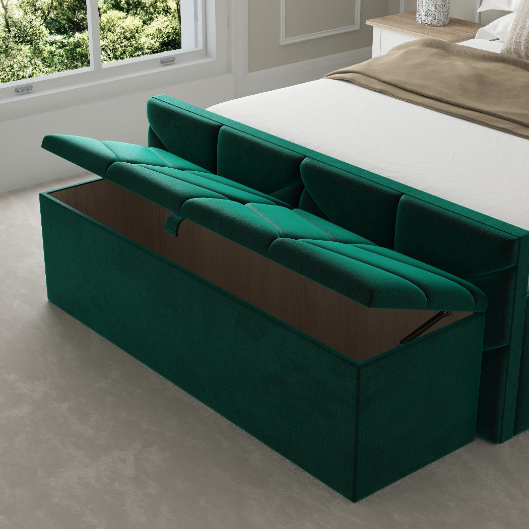 Seville Fabric Upholstered Blanket Box