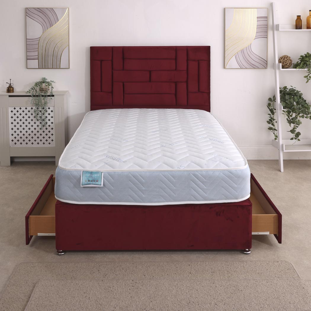 Stress Free Coil Sprung Divan Bed Set