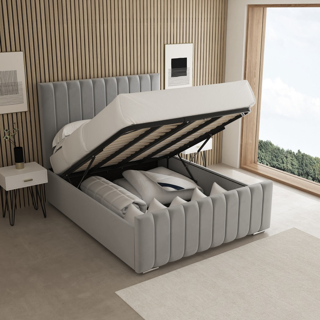 Valencia Fabric Upholstered Bed Frame