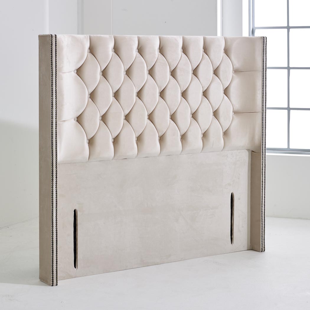 Washington Winged Floor Standing Upholstered Headboard