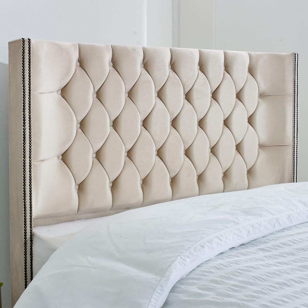 Washington Winged Floor Standing Upholstered Headboard
