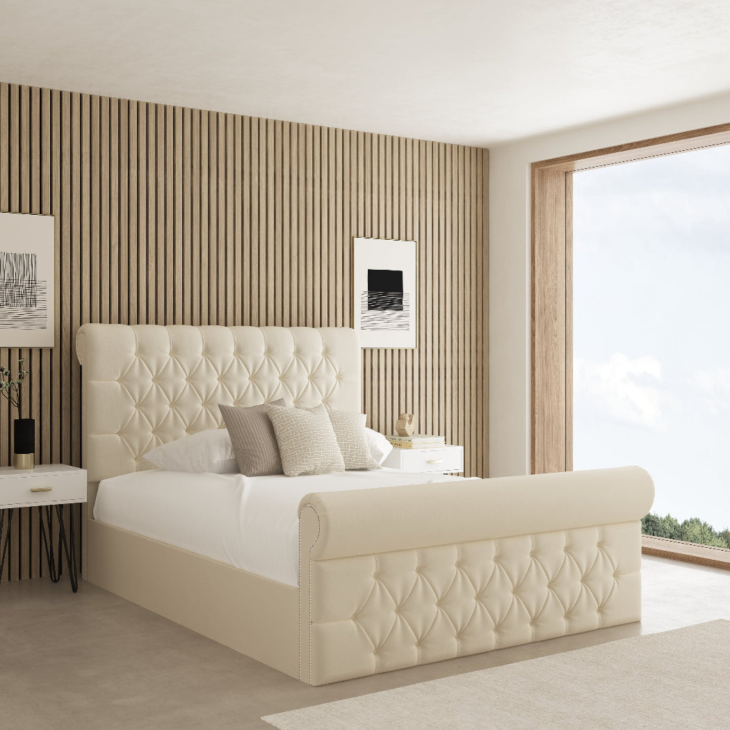 Winchester Chesterfield Fabric Upholstered Bed Frame