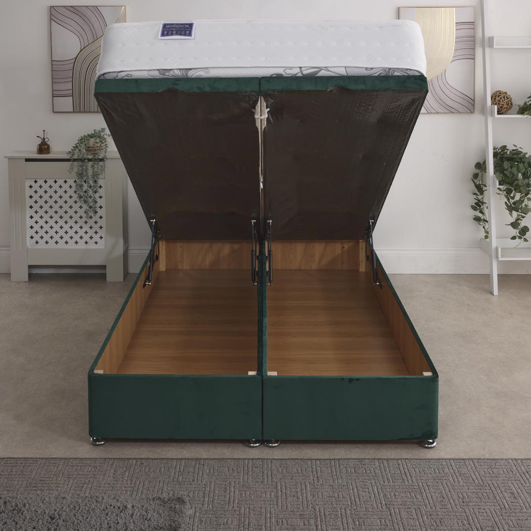 Windsor Orthopaedic Coil Sprung Ottoman End Lift Bed Set