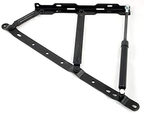 Ottoman gas lift hinge mechanism equipped as standard with 600N pistons