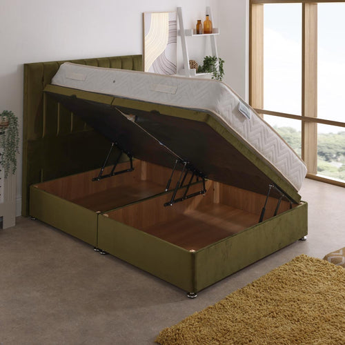 Adonis Coil Sprung Ottoman Side Lift Bed Set