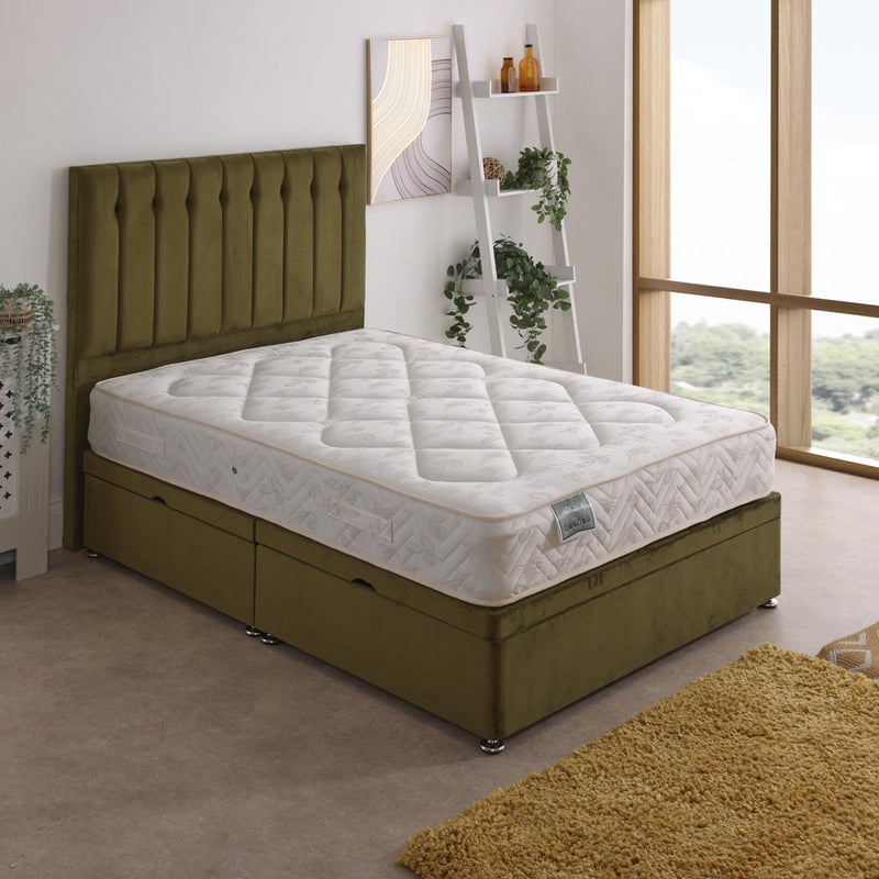 Adonis Coil Sprung Ottoman Side Lift Bed Set