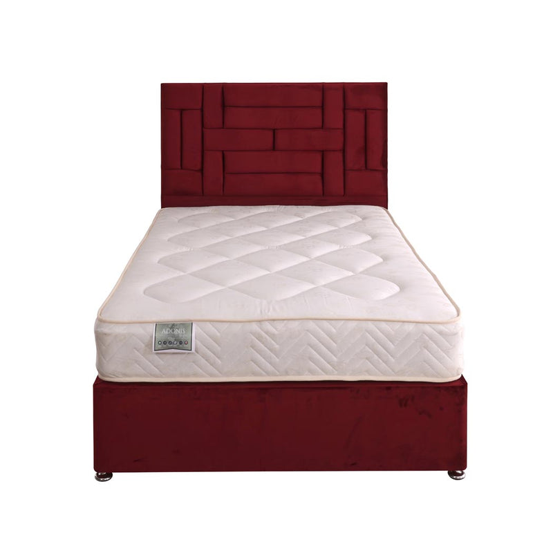 Adonis Orthopaedic Coil Sprung Divan Bed Set