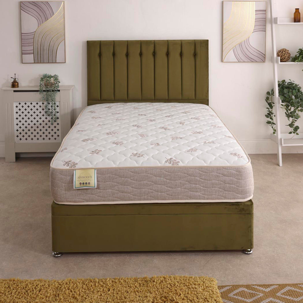 Aphrodite Coil Sprung Ottoman Side Lift Bed Set