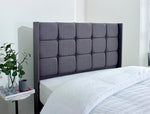 Atlanta Winged floor standing headboard from Comfybedss