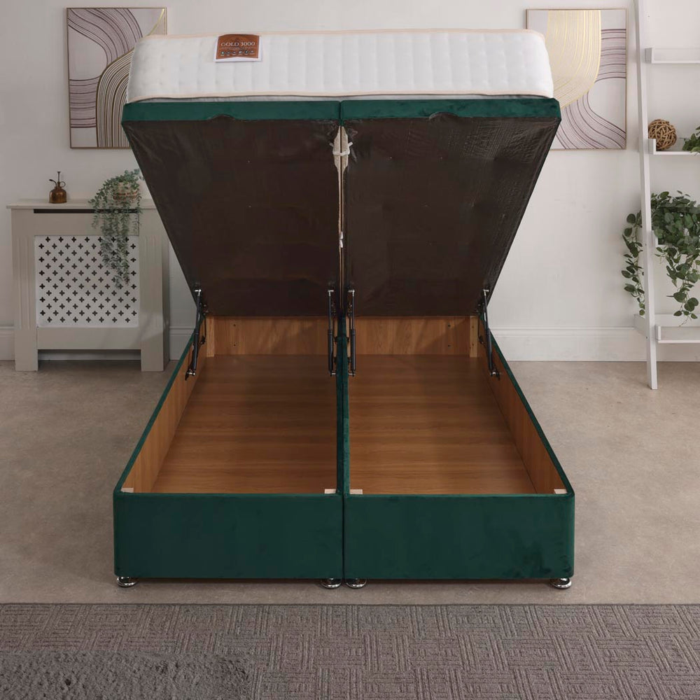 Comfort Gold 3000 Pocket Sprung Intelligent Memory Ottoman End Lift Bed Set