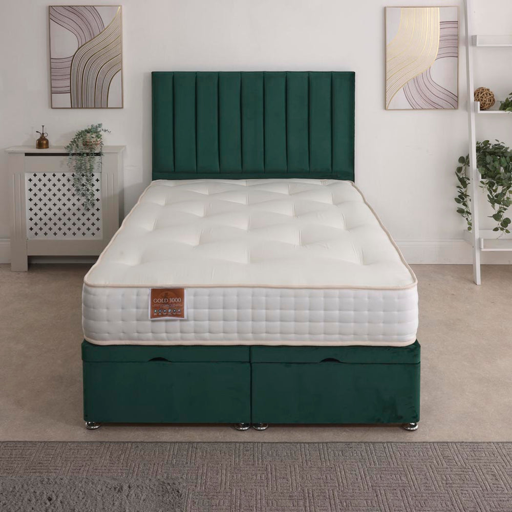 Comfort Gold 3000 Pocket Sprung Intelligent Memory Ottoman End Lift Bed Set