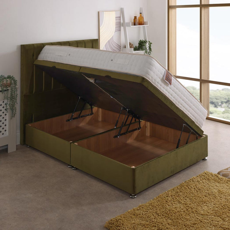 Comfort Gold 3000 Pocket Sprung Intelligent Memory Ottoman Side Lift Bed Set