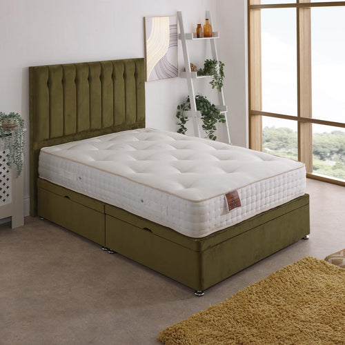 Comfort Gold 3000 Pocket Sprung Intelligent Memory Ottoman Side Lift Bed Set