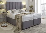 Essentials Guest Hotel Zip and Link 2000 Pocket Sprung Divan Bed Set