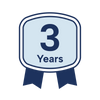 3 Year Warranty