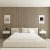 Como Bubble Fabric Upholstered Bed Frame