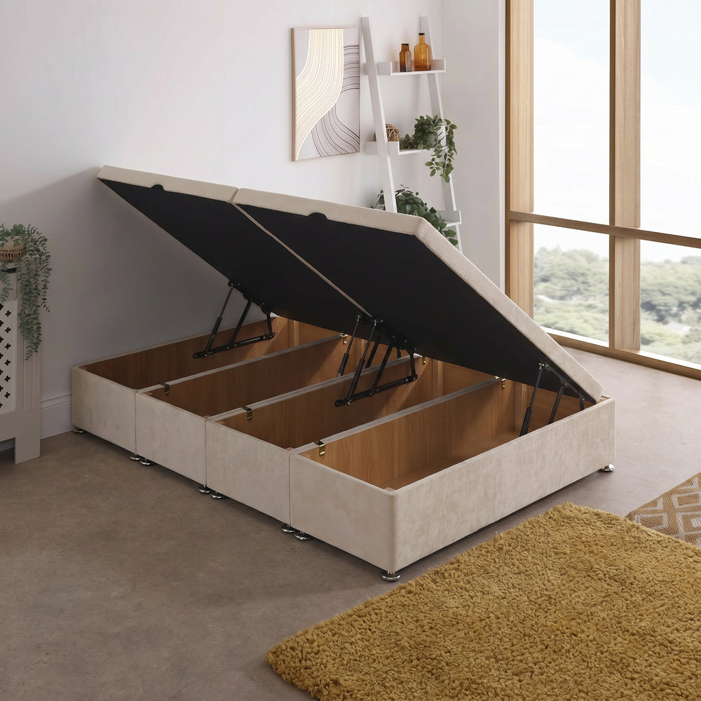Split Ottoman Storage Side Lift Divan Bed Base