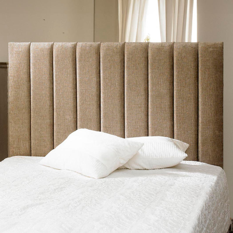 Dartford Strutted Upholstered Headboard – front view