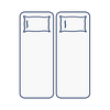 5' King Size x 6'3" Length